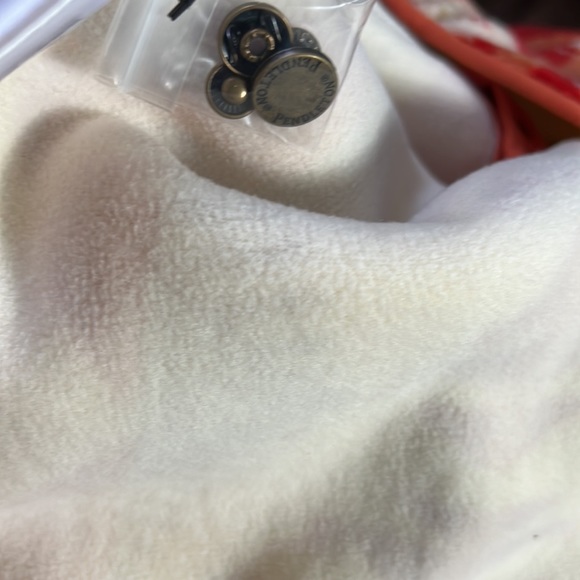 Pendleton women palisade shaped fleece jacket mango size Small new with tag - Picture 9 of 10